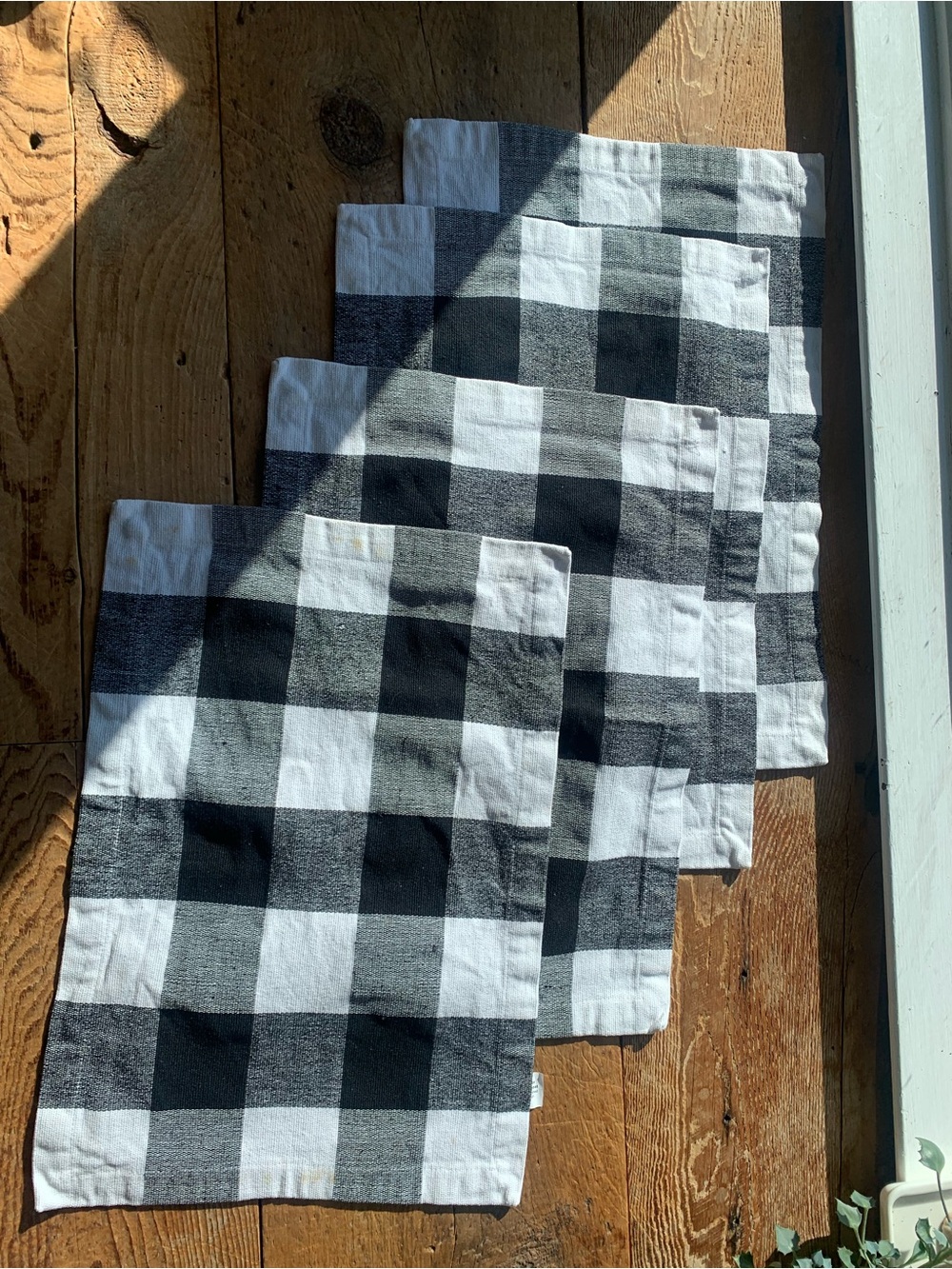 Gingham Cotton Placemat Set